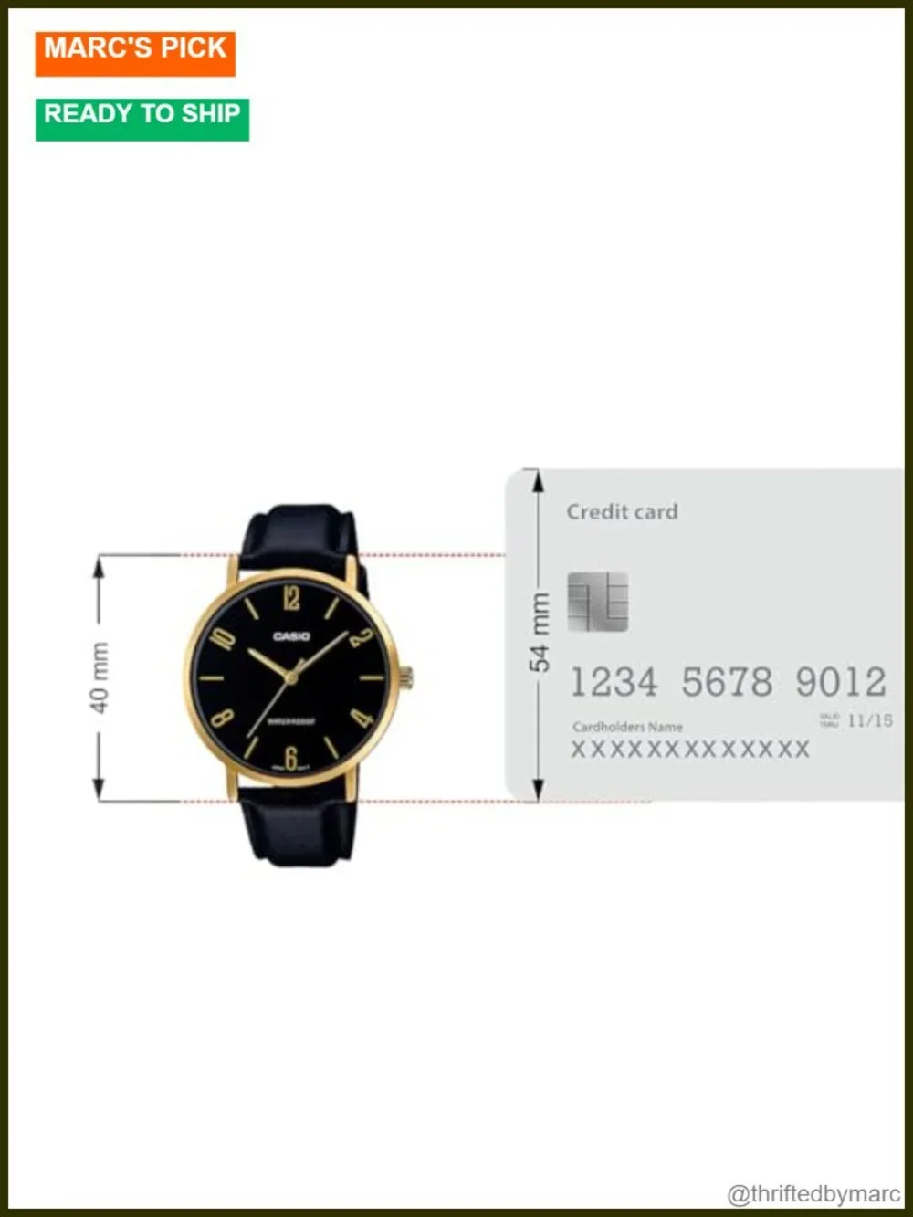Men's Minimalistic Analog Watch with Leather Band